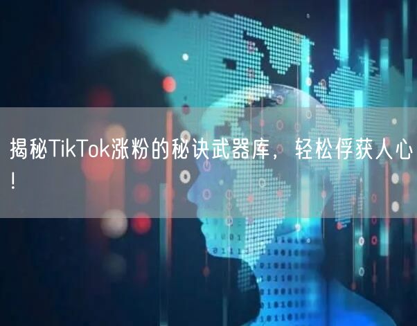 揭秘TikTok涨粉的秘诀武器库，轻松俘获人心！