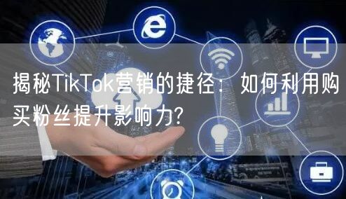 揭秘TikTok营销的捷径：如何利用购买粉丝提升影响力?