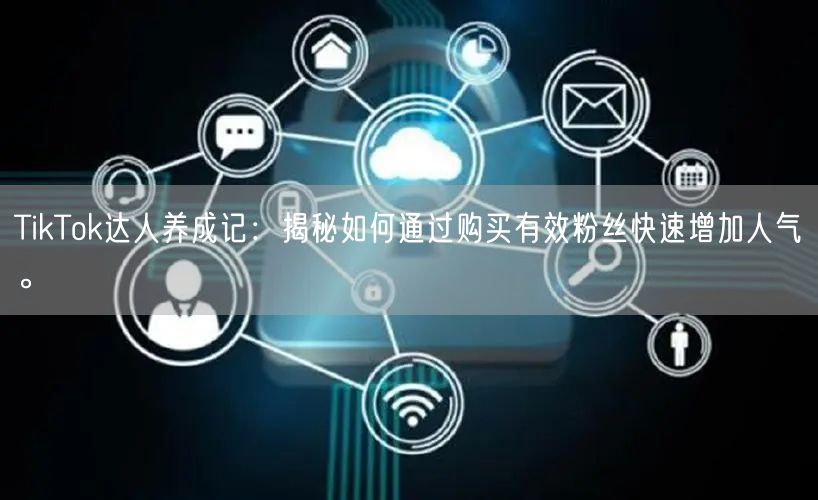 TikTok达人养成记：揭秘如何通过购买有效粉丝快速增加人气。