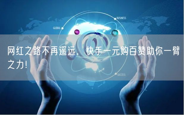 网红之路不再遥远，快手一元购百赞助你一臂之力！