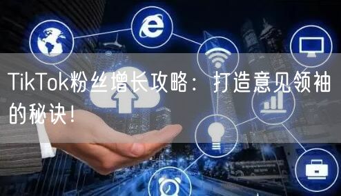 TikTok粉丝增长攻略：打造意见领袖的秘诀！