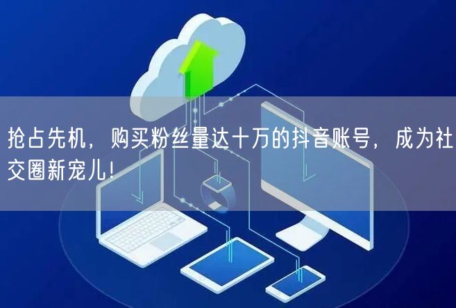 抢占先机，购买粉丝量达十万的抖音账号，成为社交圈新宠儿！