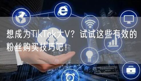 想成为TikTok大V？试试这些有效的粉丝购买技巧吧！