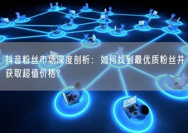 抖音粉丝市场深度剖析：如何找到最优质粉丝并获取超值价格?