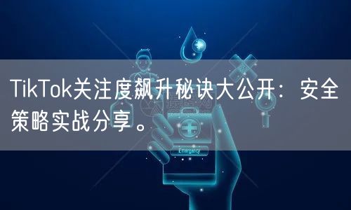 TikTok关注度飙升秘诀大公开：安全策略实战分享。