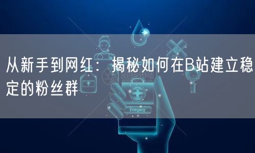 从新手到网红：揭秘如何在B站建立稳定的粉丝群