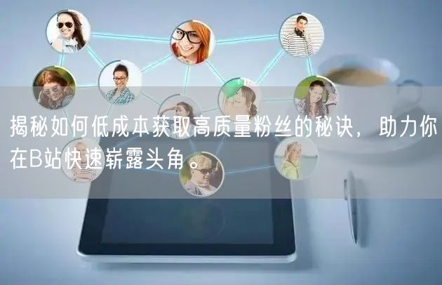 揭秘如何低成本获取高质量粉丝的秘诀，助力你在B站快速崭露头角。