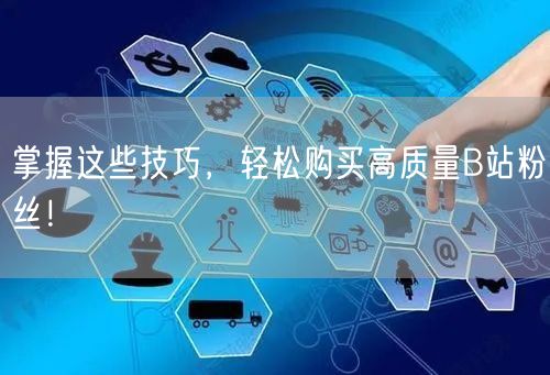 掌握这些技巧，轻松购买高质量B站粉丝！