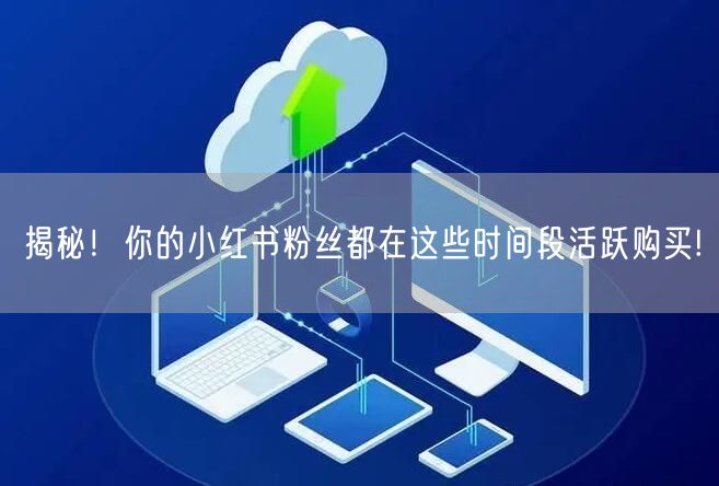 揭秘！你的小红书粉丝都在这些时间段活跃购买!