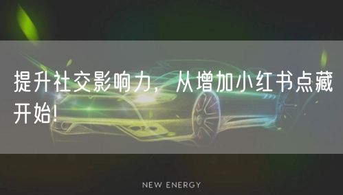 提升社交影响力，从增加小红书点藏开始!