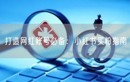 打造网红账号必备：小红书买粉指南