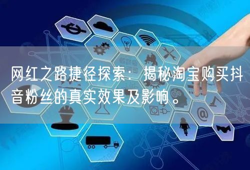 网红之路捷径探索：揭秘淘宝购买抖音粉丝的真实效果及影响。