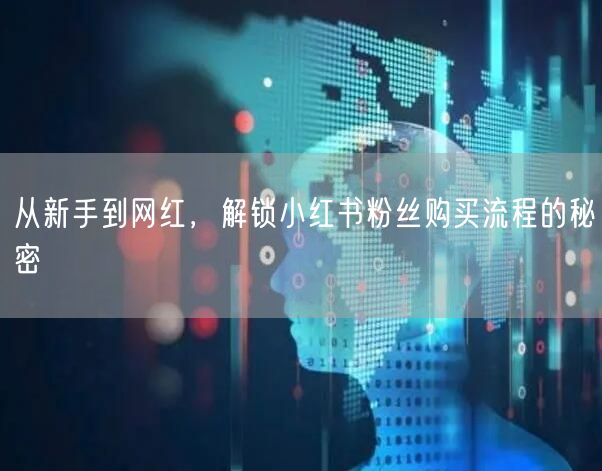 从新手到网红，解锁小红书粉丝购买流程的秘密
