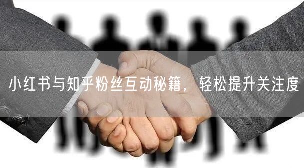 小红书与知乎粉丝互动秘籍，轻松提升关注度