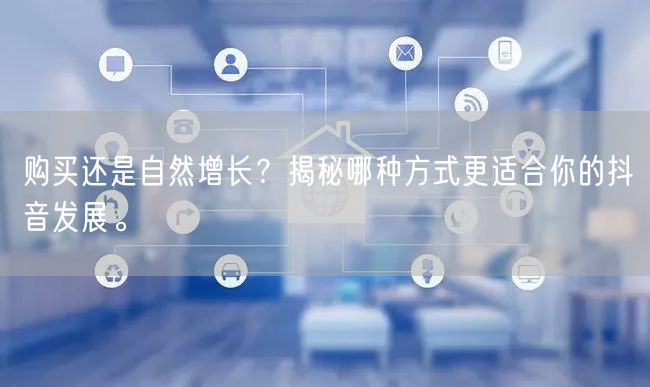 购买还是自然增长？揭秘哪种方式更适合你的抖音发展。