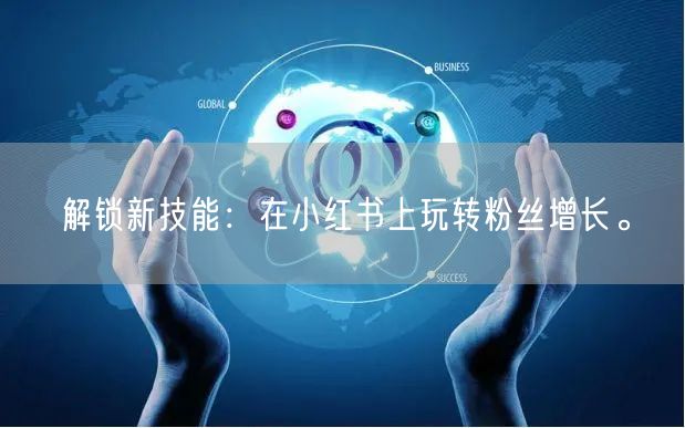 解锁新技能：在小红书上玩转粉丝增长。