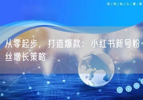 从零起步，打造爆款：小红书新号粉丝增长策略