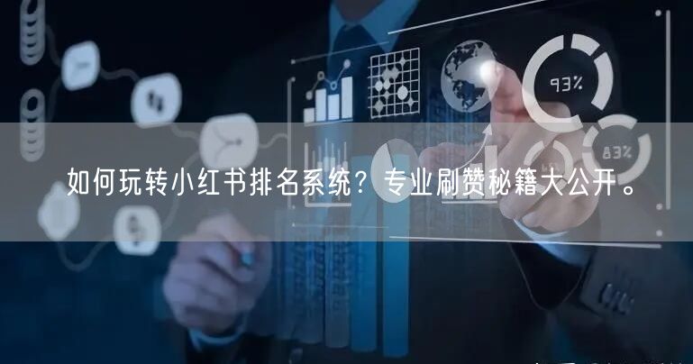 如何玩转小红书排名系统？专业刷赞秘籍大公开。