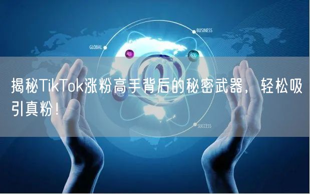 揭秘TikTok涨粉高手背后的秘密武器，轻松吸引真粉！